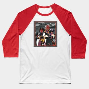 Oni and Tengu Baseball T-Shirt